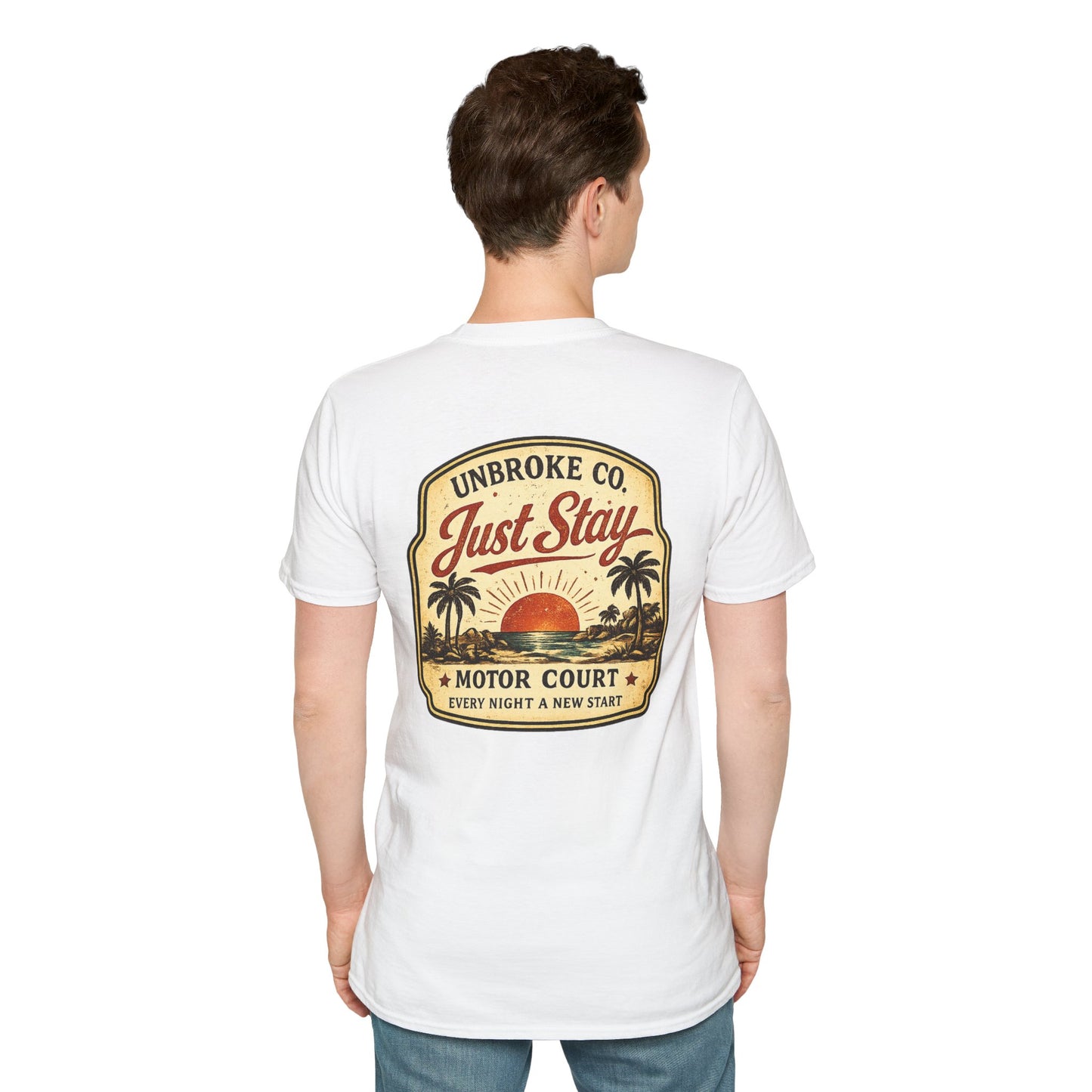 Unbroke Co. Just Stay Motor Court Tee