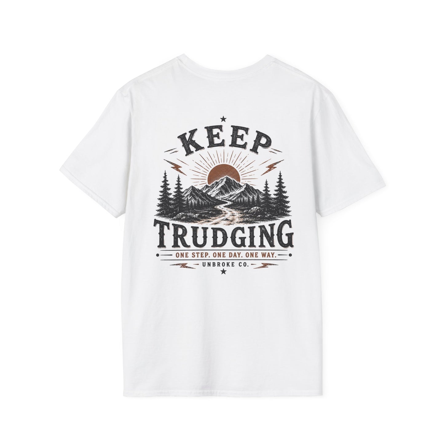 Keep Trudging™ Mountain Logo Tee | Unbroke Co.