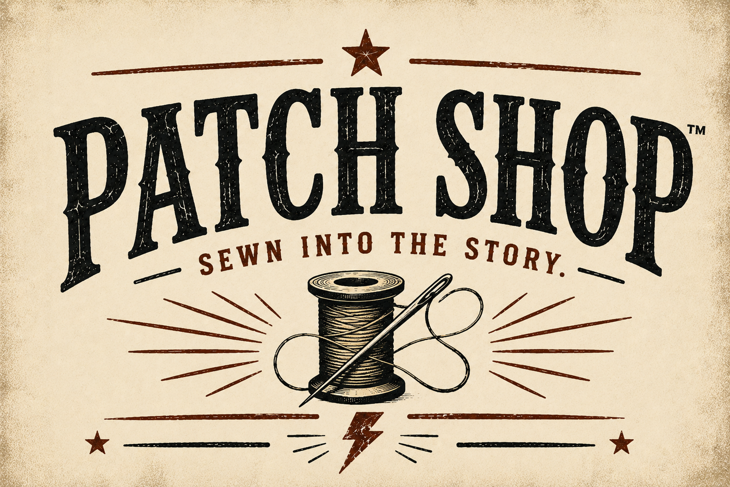 PATCH SHOP™  Sewn Into The Story.