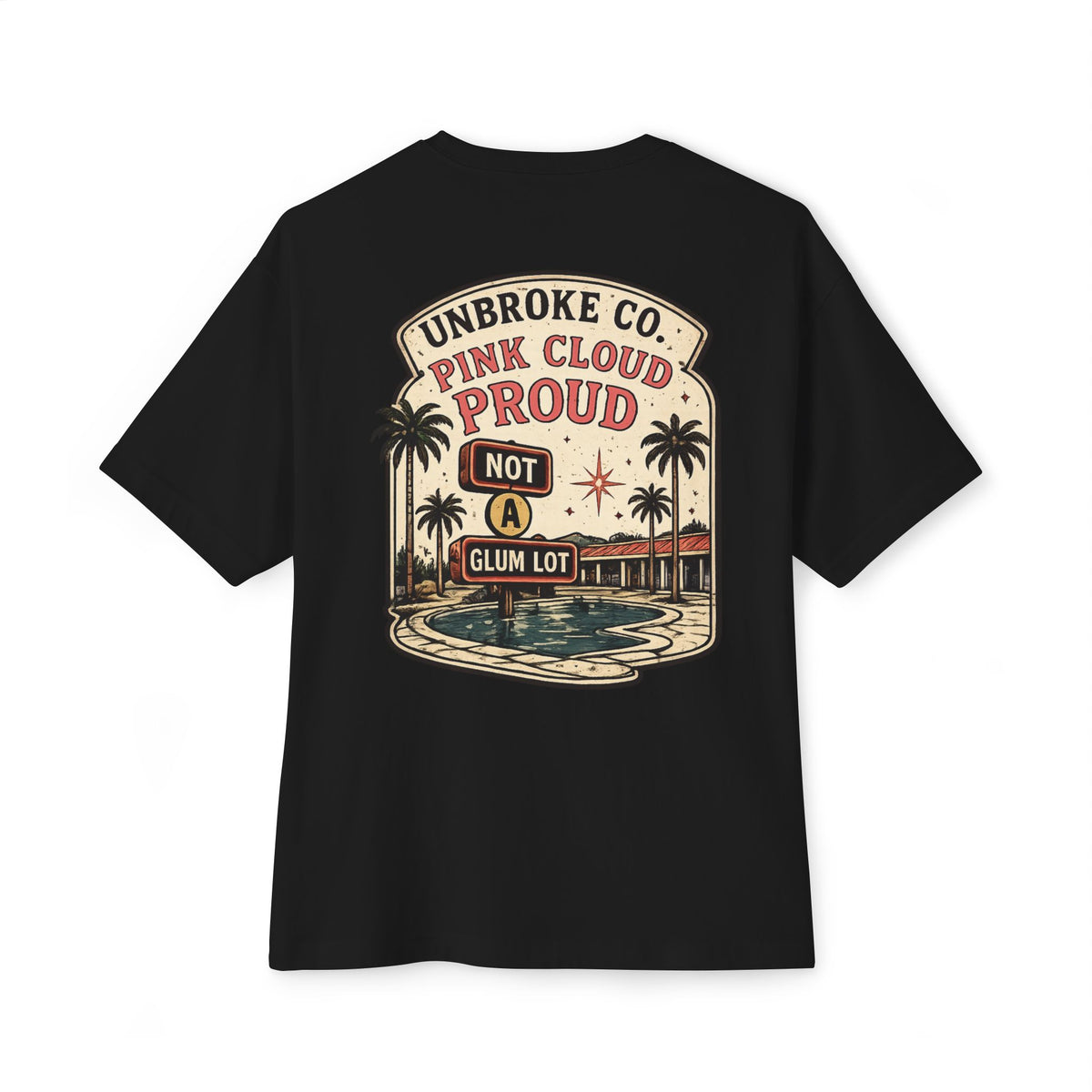 PINK CLOUD PROUD™ Oversized Boxy Tee