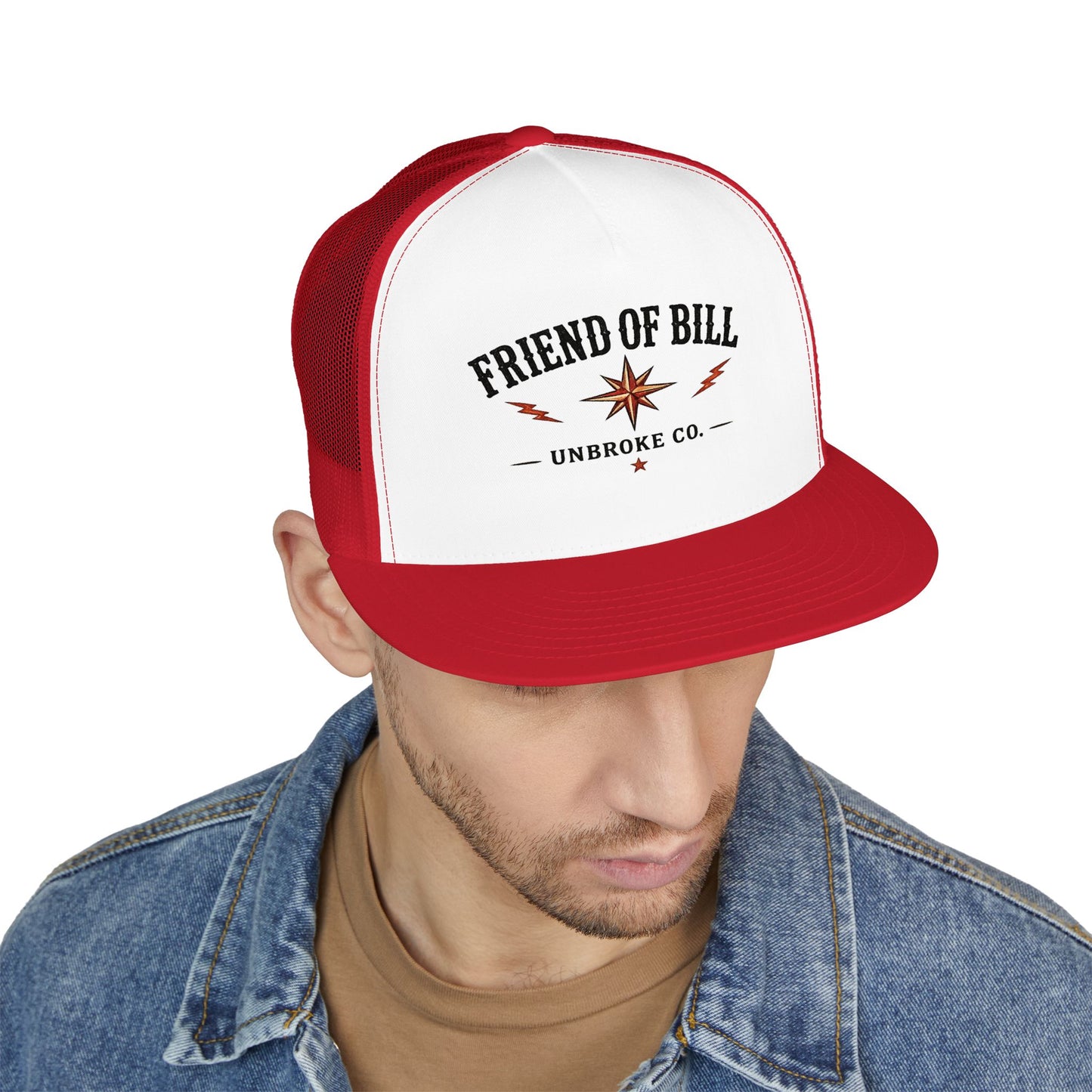 Friend of Bill Trucker Cap — Recovery Sober Support Mesh Hat