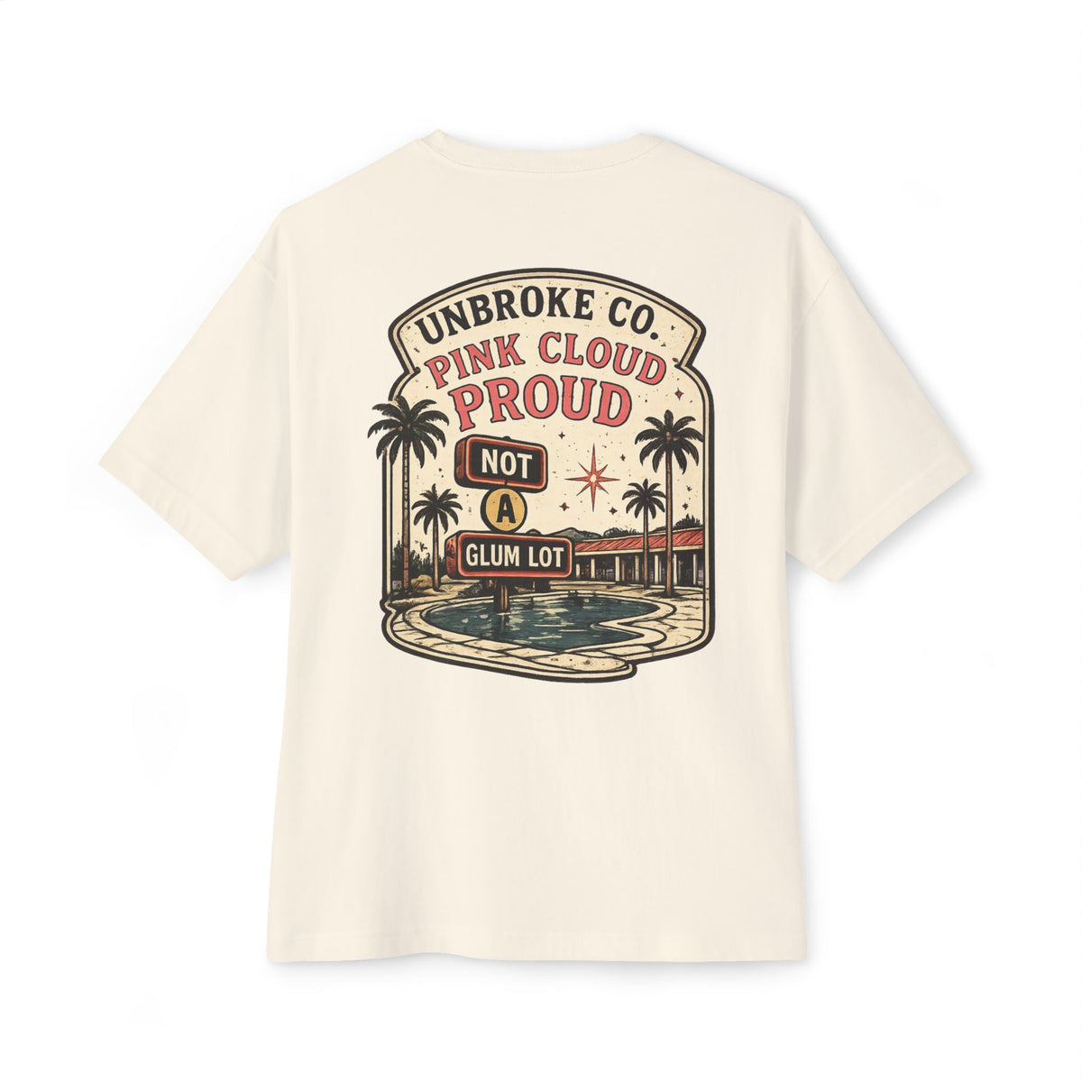 PINK CLOUD PROUD™ Oversized Boxy Tee