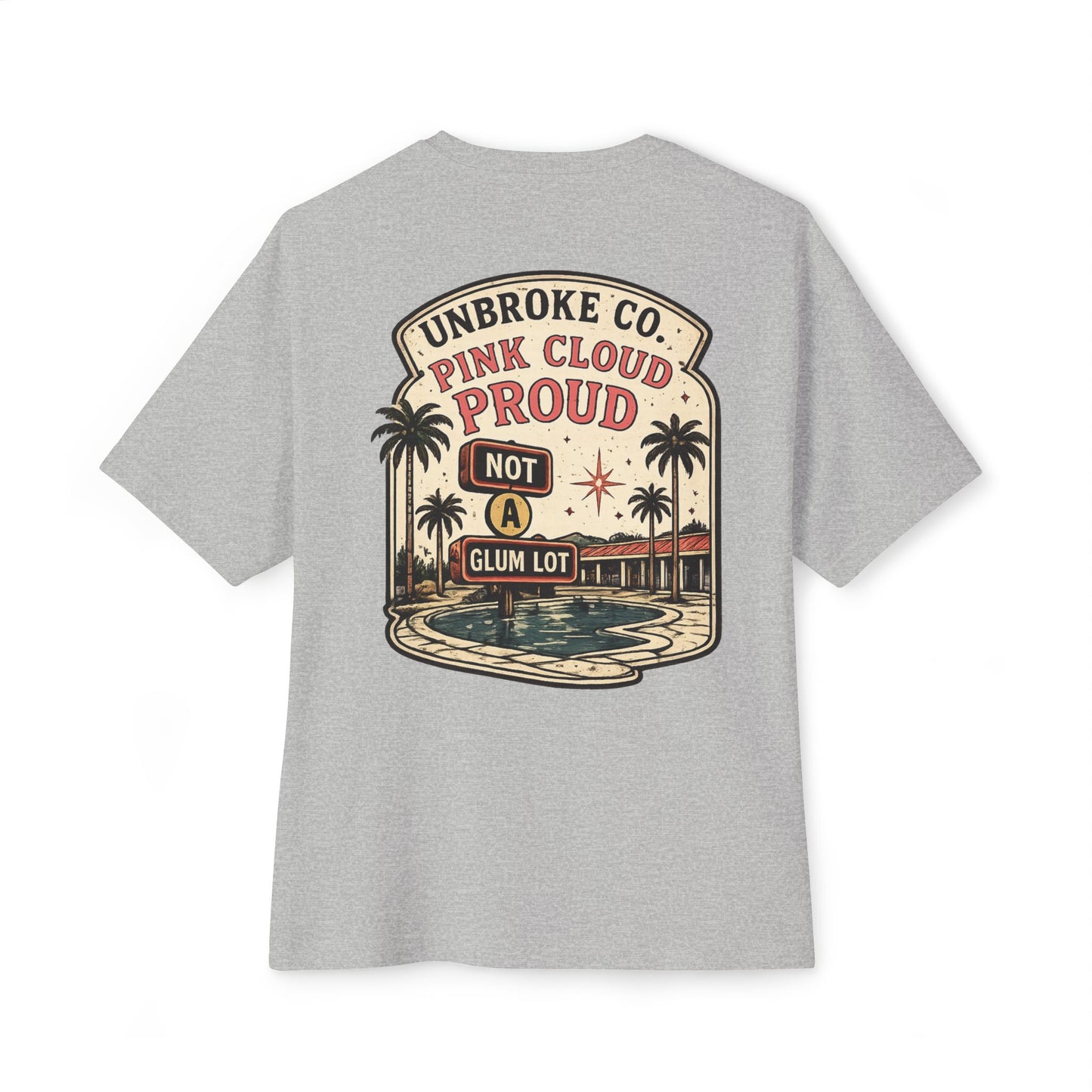 PINK CLOUD PROUD™ Oversized Boxy Tee