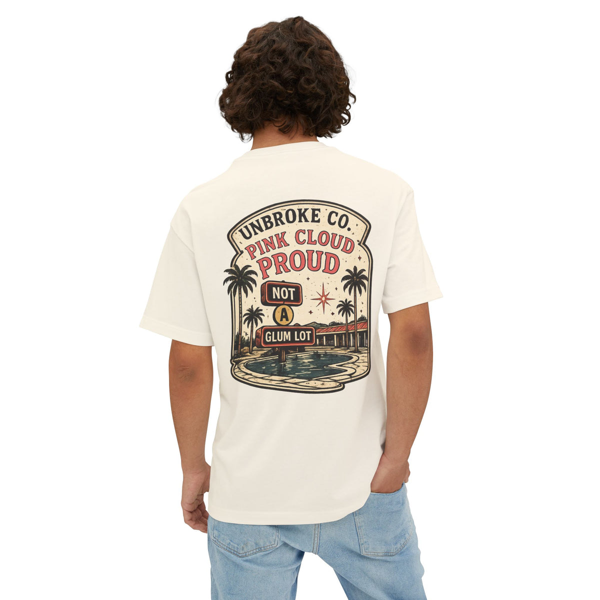 PINK CLOUD PROUD™ Oversized Boxy Tee