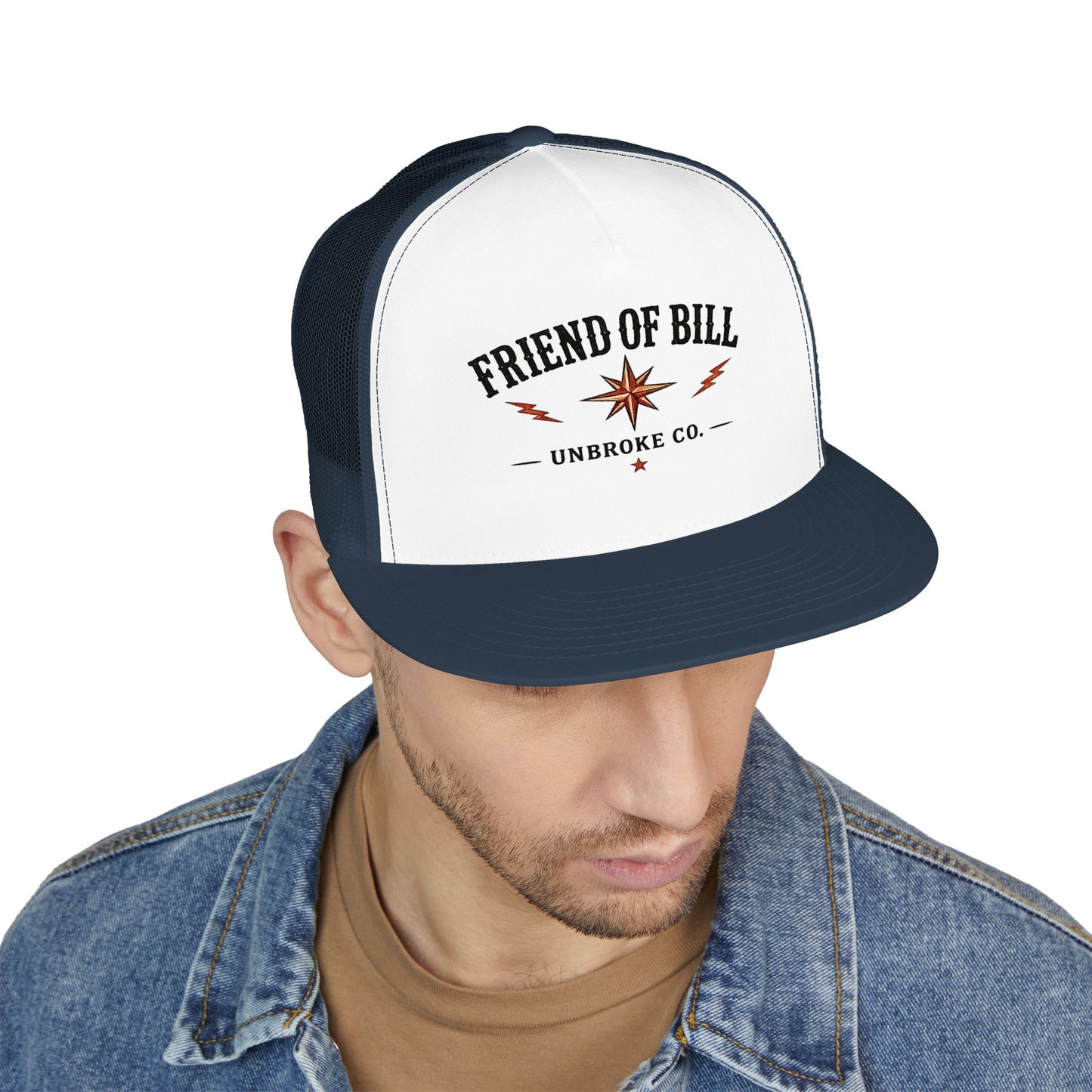 Friend of Bill Trucker Cap — Recovery Sober Support Mesh Hat