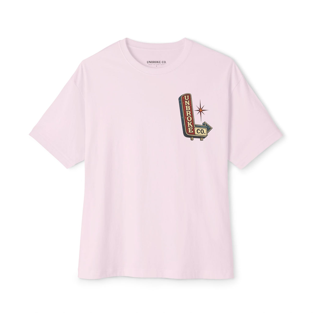 PINK CLOUD PROUD™ Oversized Boxy Tee