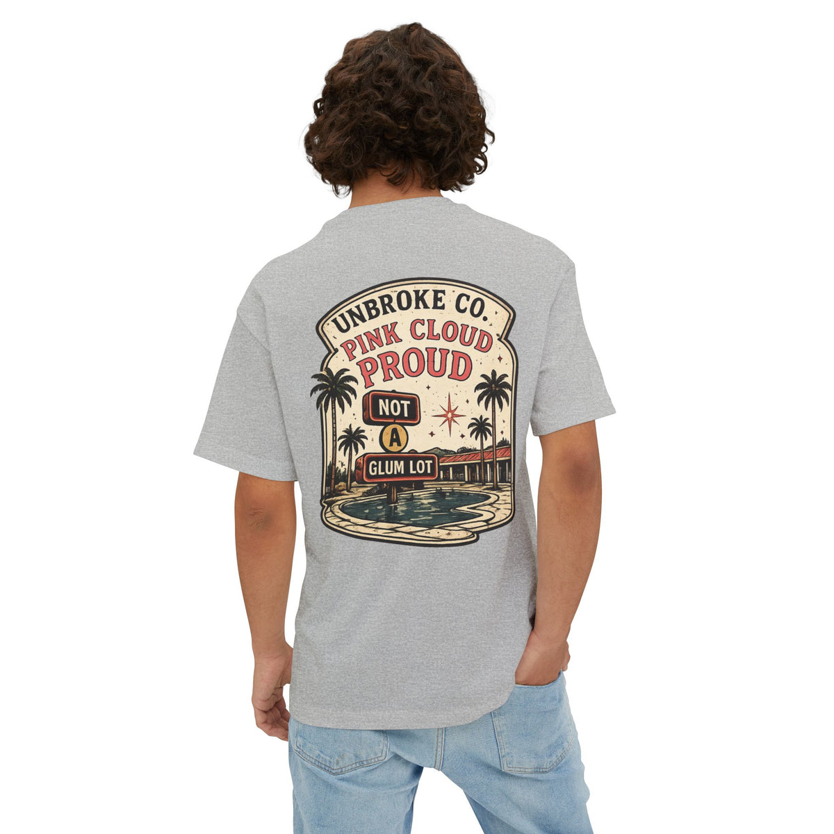 PINK CLOUD PROUD™ Oversized Boxy Tee