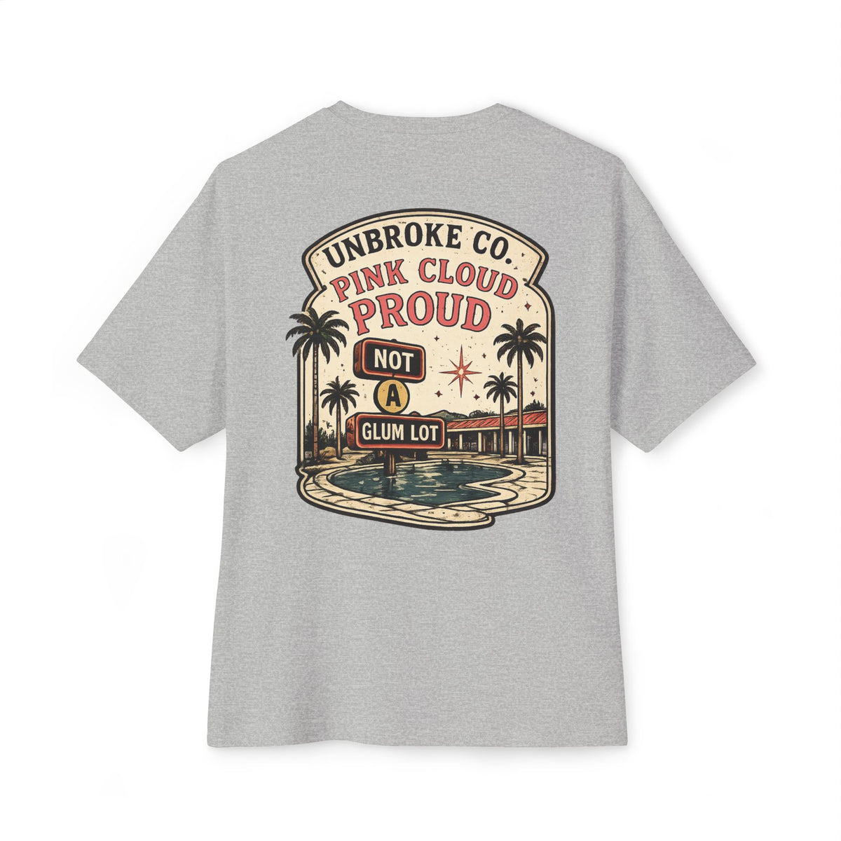 PINK CLOUD PROUD™ Oversized Boxy Tee