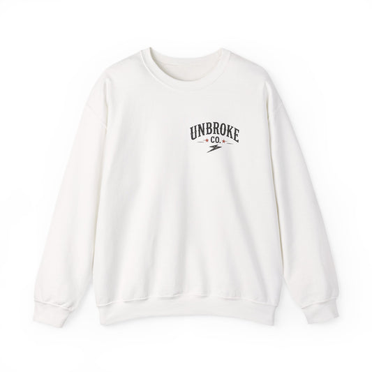COMMON PERIL™ Heritage Crewneck Sweatshirt — Vintage Maritime Storm Graphic