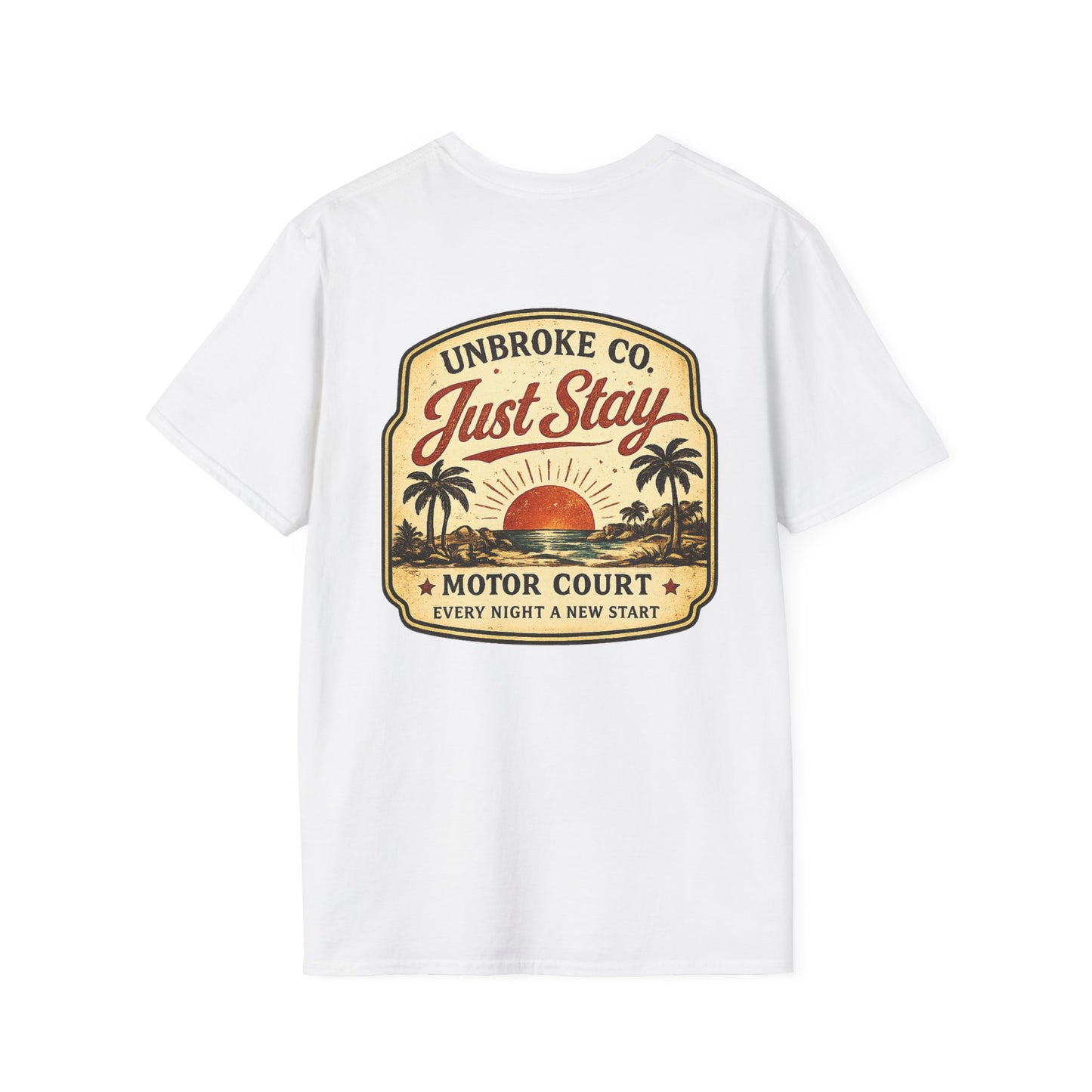 Unbroke Co. Just Stay Motor Court Tee