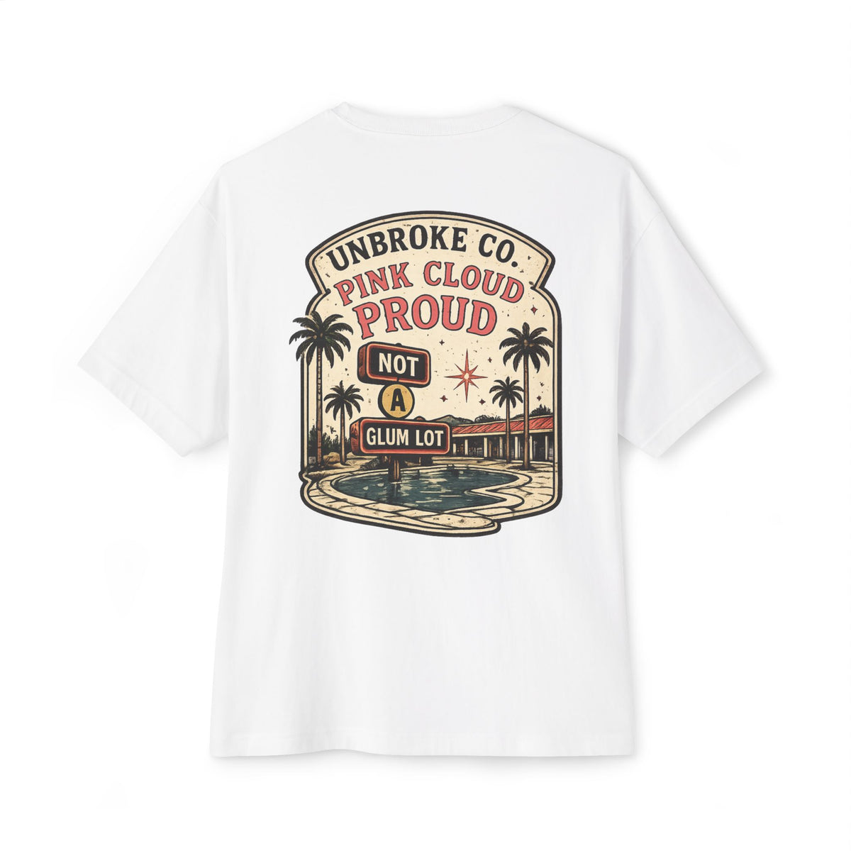 PINK CLOUD PROUD™ Oversized Boxy Tee