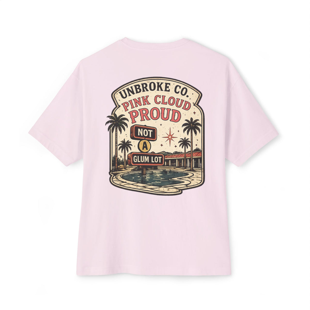 PINK CLOUD PROUD™ Oversized Boxy Tee