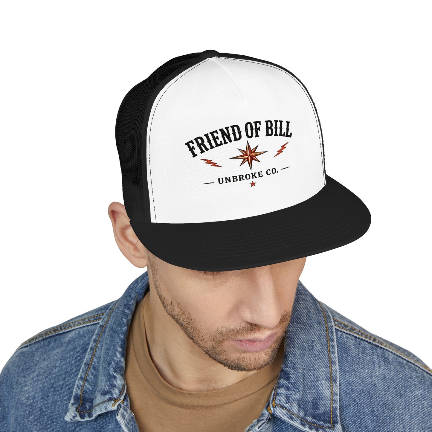 Friend of Bill Trucker Cap — Recovery Sober Support Mesh Hat