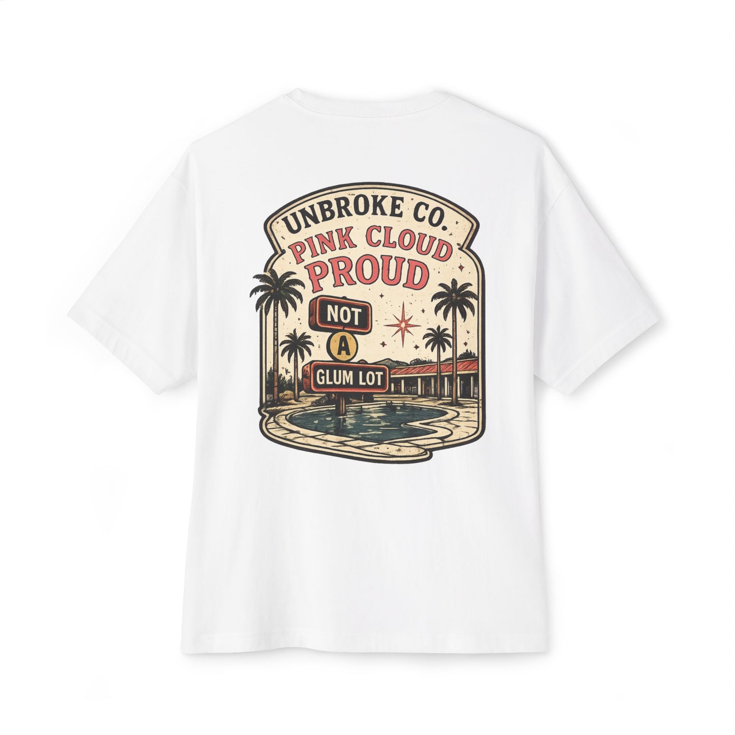 PINK CLOUD PROUD™ Oversized Boxy Tee