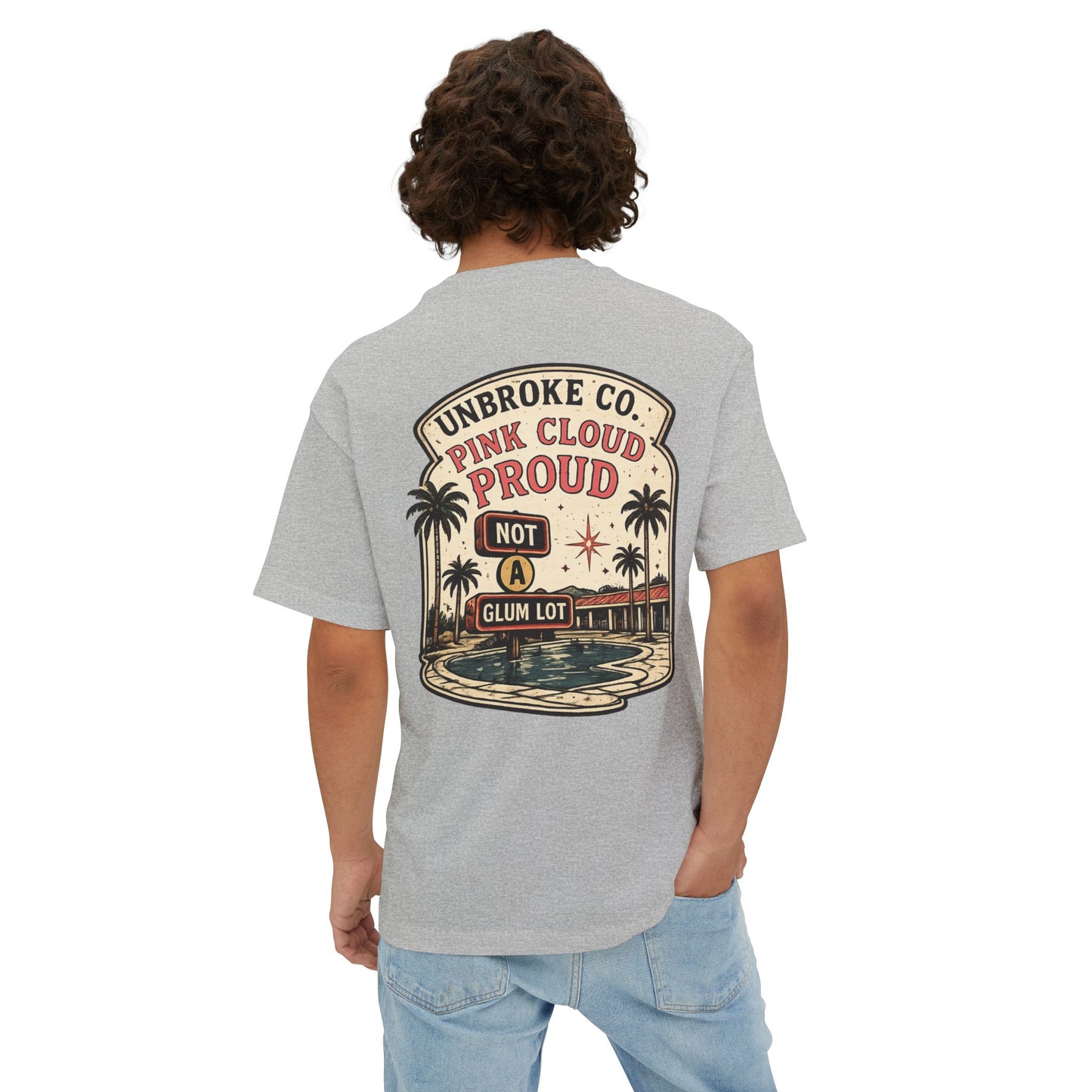 PINK CLOUD PROUD™ Oversized Boxy Tee