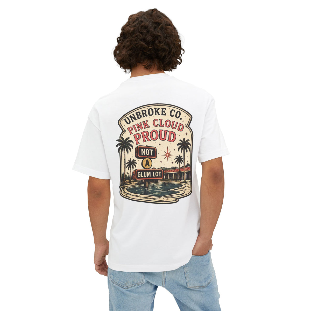 PINK CLOUD PROUD™ Oversized Boxy Tee